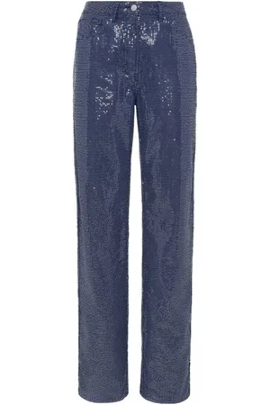 MVP Wardrobe Jeans, Dames, Paars, S, Denim, Zephira Denim Pants