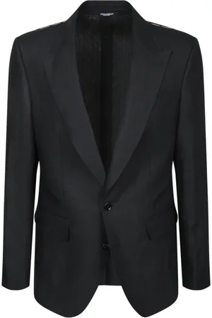 Dolce & Gabbana Jassen, Heren, Zwart, L, Linnen, Zwarte T-shirts & Polos Ss 25