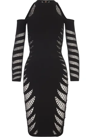 Roberto Cavalli Kleedjes, Dames, Zwart, ONE Size, Zwarte Stijlvolle Badkleding