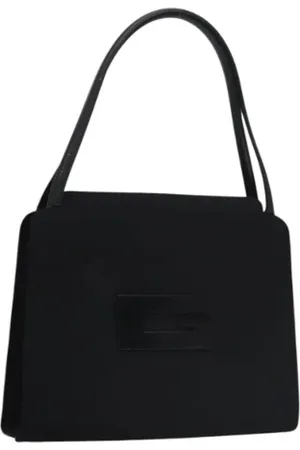 Gucci Pre-owned, Dames, Zwart, ONE Size, Tweedehands Canvas handtassen