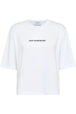MVP Wardrobe Tops, Dames, Wit, XS, Katoen, Soil T-Shirt