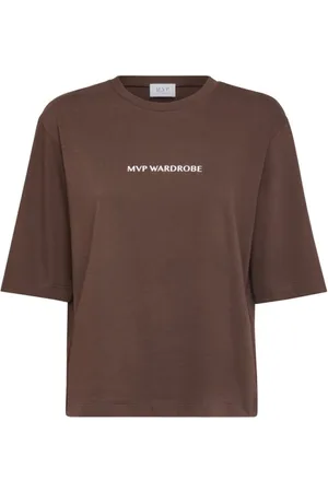 MVP Wardrobe Tops, Dames, Bruin, M, Katoen, Soil T-Shirt