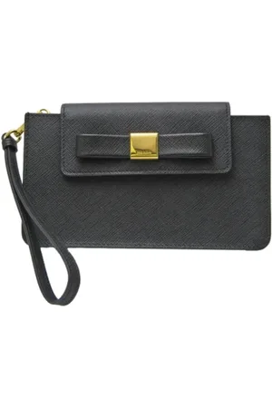 Prada Pre-owned, Dames, Zwart, ONE Size, Leer, Pre-owned Leather prada-bags