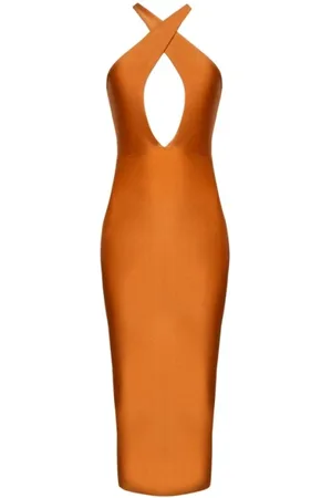 MVP Wardrobe Kleedjes, Dames, Oranje, S, Rumi Dress