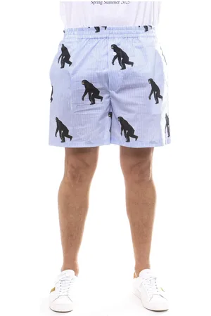 Moschino Korte broeken, Heren, Blauw, L, Lichtblauwe Herenbroek