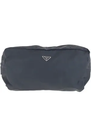 Prada Pre-owned, Dames, Zwart, ONE Size, Nylon, Pre-owned Canvas prada-bags