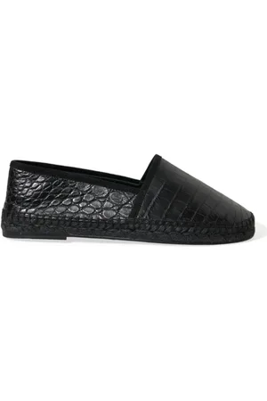 Dolce & Gabbana Schoenen, Heren, Zwart, 43 EU, Leer, Espadrilles