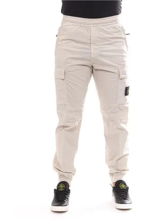 Stone Island Broeken, Heren, Veelkleurig, W29, Katoen, Cargo Broek in Licht Stretch Katoen
