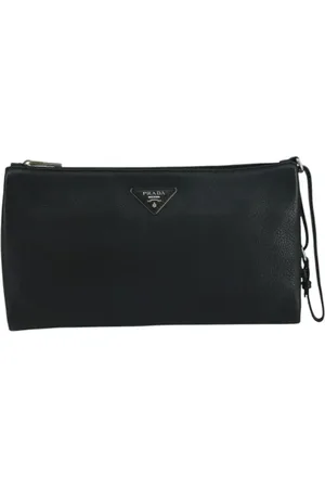 Prada Pre-owned, Dames, Zwart, ONE Size, Leer, Pre-owned Leather prada-bags