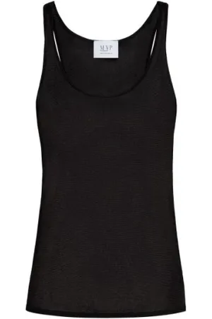 MVP Wardrobe Tops, Dames, Zwart, S, Vanessa Knit TOP