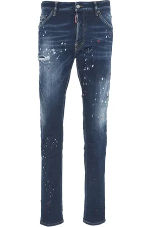 Dsquared2 Jeans, Heren, Blauw, XL, Blauwe Slim Fit Cool Guy Jeans