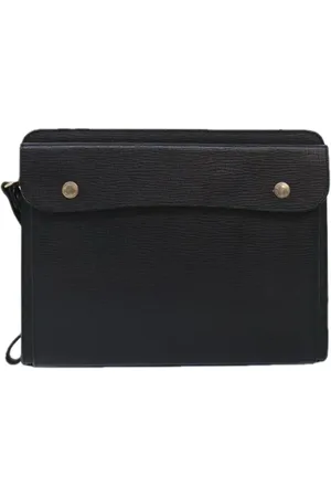 Burberry Pre-owned, Dames, Zwart, ONE Size, Leer, Pre-owned Leather clutches