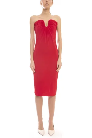 Pinko Kleedjes, Dames, Rood, S, Rode Jersey Jurk