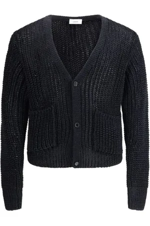 LARDINI Truien, Heren, Blauw, M, Gebreide Vest met V-Hals