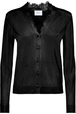 MVP Wardrobe Truien, Dames, Zwart, M, Vanessa Knit Cardigan
