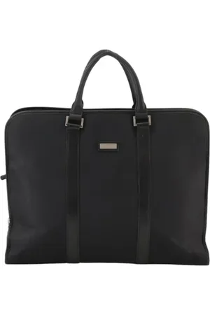 Burberry Pre-owned, Dames, Zwart, ONE Size, Nylon, Pre-owned Nylon briefcases