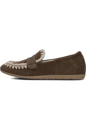 Mou Schoenen, Dames, Bruin, 39 EU, Leer, Gesloten neus ballerina