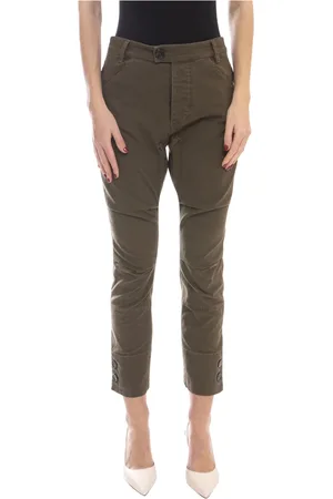 Dsquared2 Broeken, Dames, Groen, M, Militair Groene Damesbroek