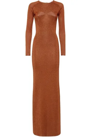 MVP Wardrobe Kleedjes, Dames, Oranje, S, Iride Knit Dress
