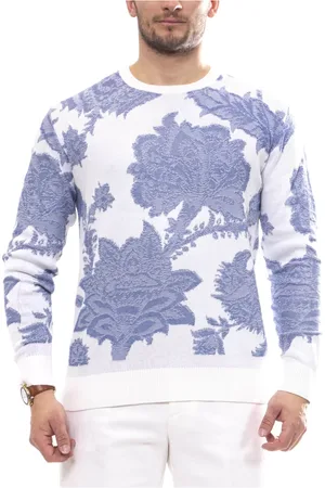 Etro Truien, Heren, Veelkleurig, L, Heren Two-Tone Trui