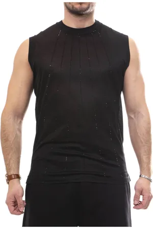 Dsquared2 Tops, Heren, Zwart, M, Zwarte T-shirt voor mannen