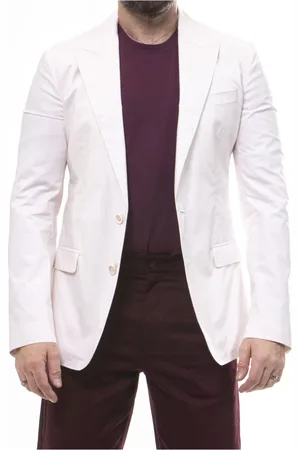 Dolce & Gabbana Jassen, Heren, Wit, L, Witte Herenjas W0111
