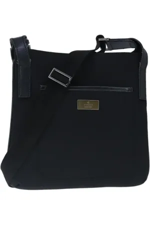 Gucci Pre-owned, unisex, Zwart, ONE Size, Pre-owned Canvas shoulder-bags