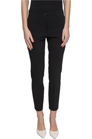 LIVIANA CONTI Broeken, Dames, Zwart, XS, Zwarte Damesbroek Stijlvol Y69-0