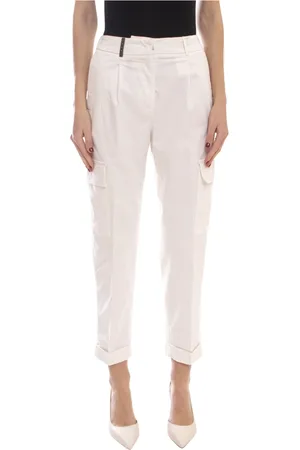 PESERICO SIGN Broeken, Dames, , XS, Albast Damesbroek Elegante Stijl
