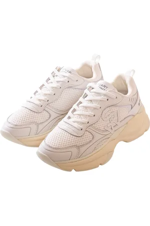 Stuart Weitzman Schoenen, Dames, Wit, 36 EU, Witte Trainer Schoen voor Vrouwen