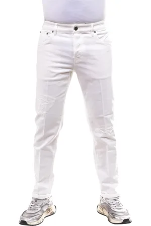 PT Torino Broeken, Heren, Wit, W32, Denim, Reggae Denim Broek voor Mannen