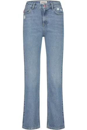 Fabienne Chapot Jeans, Dames, Blauw, W25, Lola Straight Jeans