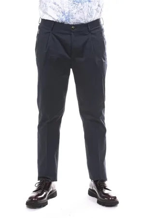 Etro Broeken, Heren, Blauw, XL, Lichtblauwe Carrot Pants