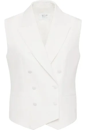 MVP Wardrobe Tops, Dames, Wit, M, Alba Gilet