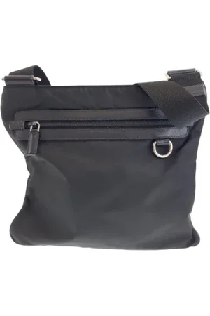 Prada Pre-owned, Heren, Zwart, ONE Size, Pre-owned Canvas prada-bags