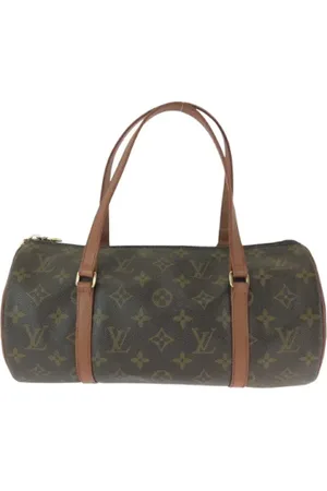 LOUIS VUITTON Pre-owned, Dames, Bruin, ONE Size, Tweedehands Canvas handtassen