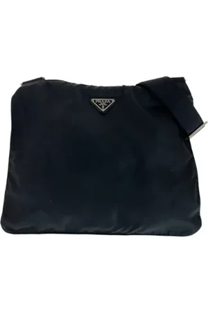 Prada Pre-owned, Heren, Zwart, ONE Size, Pre-owned Canvas prada-bags