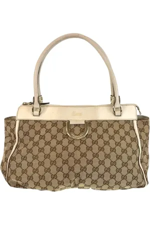Gucci Pre-owned, Dames, , ONE Size, Leer, Pre-owned Canvas gucci-bags
