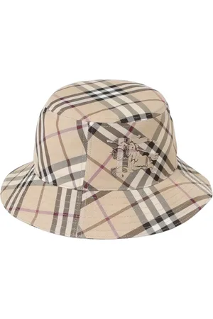 Burberry Accessoires, Heren, , M, Klassieke Logo Bucket Hat