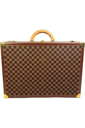 LOUIS VUITTON Pre-owned, Dames, Bruin, ONE Size, Tweedehands Canvas Louis Vuitton tassen