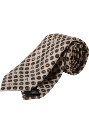 Dolce & Gabbana Accessoires, Heren, , ONE Size, Bloemen Zijden Stropdas