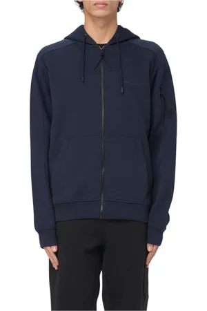 Woolrich Sweatshirts & Hoodies, Heren, Blauw, M, Zwarte Zip Up Hoodie Activewear