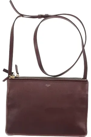 Céline Pre-owned, Dames, Rood, ONE Size, Leer, Pre-owned Leather crossbody-bags