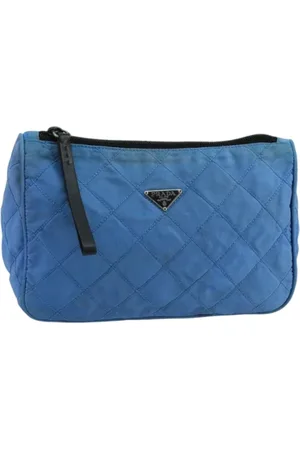 Prada Pre-owned, Dames, Blauw, ONE Size, Nylon, Pre-owned Nylon prada-bags