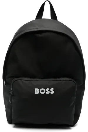 HUGO BOSS Tassen, Heren, Zwart, ONE Size, Leer, Rugzak