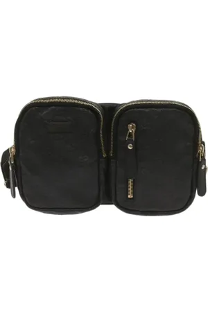 Gucci Pre-owned, Heren, Zwart, ONE Size, Leer, Pre-owned Leather gucci-bags
