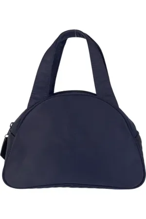 Saint Laurent Pre-owned, Dames, Blauw, ONE Size, Nylon, Tweedehands Canvas handtassen