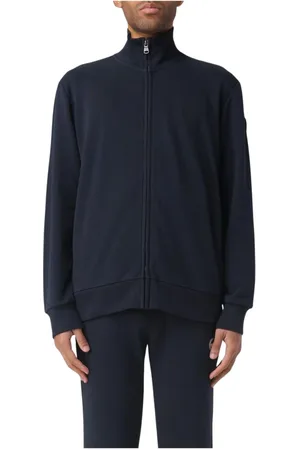 Colmar Sweatshirts & Hoodies, Heren, Blauw, L, Katoen, Blauwe High Neck Sweatshirt Activewear