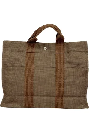Hermès Pre-owned, Dames, Bruin, ONE Size, Pre-owned Canvas totes