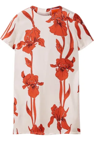 La DoubleJ Kleedjes, Dames, Veelkleurig, S, Mini Swing Jurk
